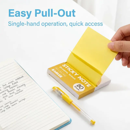 Transparent Pull-Out Sticky Notes – 480 Sheets, Reusable, Strong & Residue-Free