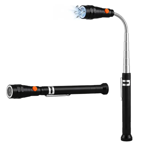 Extendable Magnetic Pickup Tool – Telescoping Magnet with LED Light