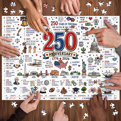 🧩 Patriotic America Jigsaw Puzzle 1000 Pieces🎁