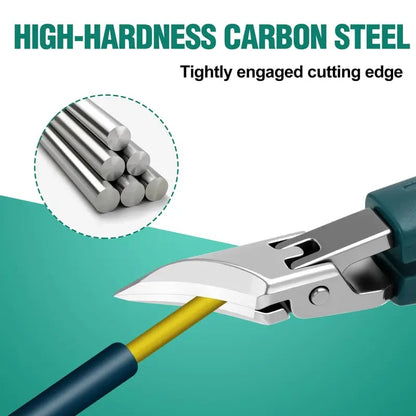 ✂️✨ Eagle Beak Wide Jaw | Anti-Splash 25° Slanted Blade for Thick & Ingrown Toenails | Ultra-Sharp Stainless Steel Manicure & Pedicure Tool 🦅