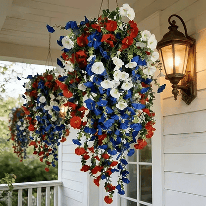 ✨Independence Day Hot Sale❤️🤍💙 🇺🇸 Red, White & Blue Flowers for America’s 250th – Perfect for Porch & Party 💐