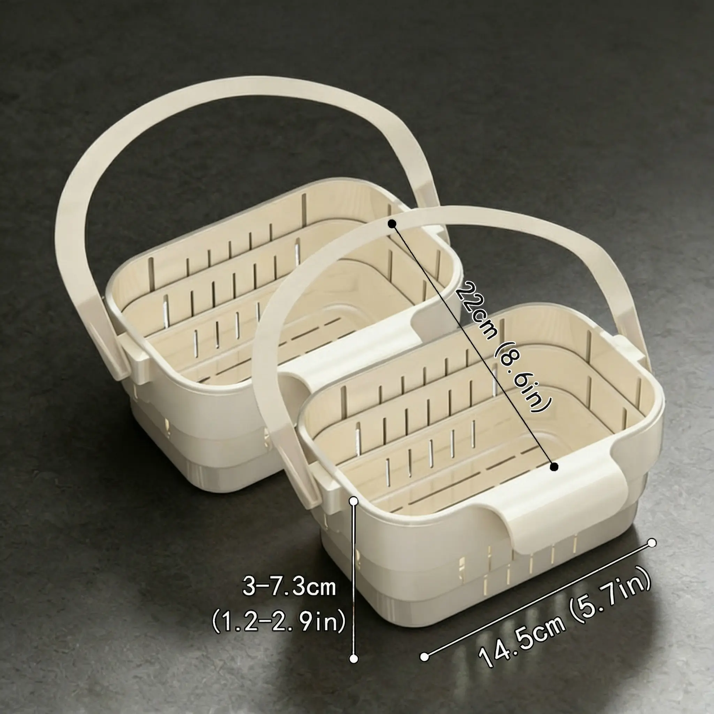 Foldable Hanging Kitchen Sink – Stainless Steel Anti-Clog Drain