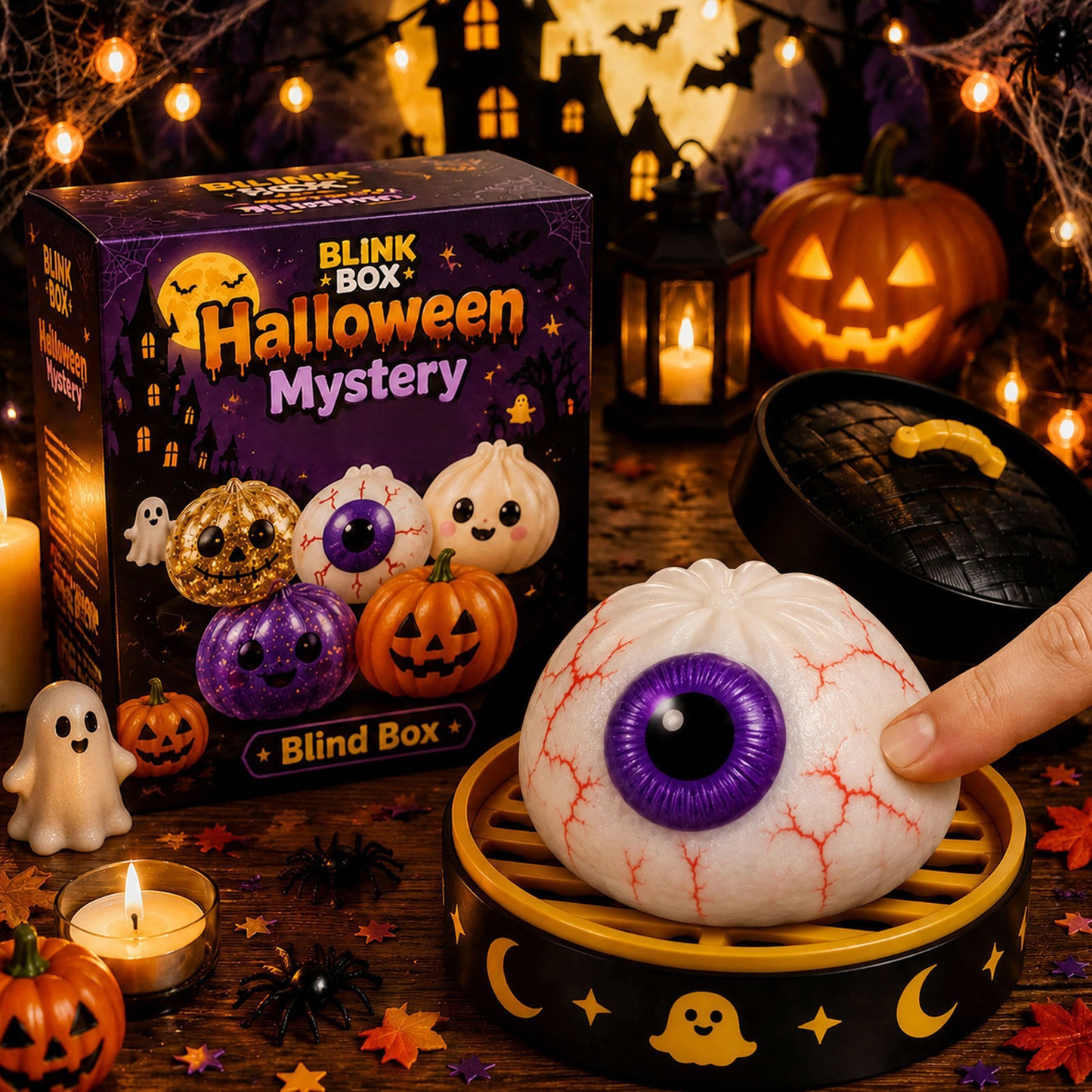 Halloween Ghost Squeeze Toys – Cute Scary Stress-Relievers for Party Favors