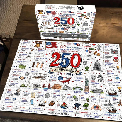 🧩 Patriotic America Jigsaw Puzzle 1000 Pieces🎁