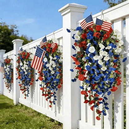 ✨Independence Day Hot Sale❤️🤍💙 🇺🇸 Red, White & Blue Flowers for America’s 250th – Perfect for Porch & Party 💐